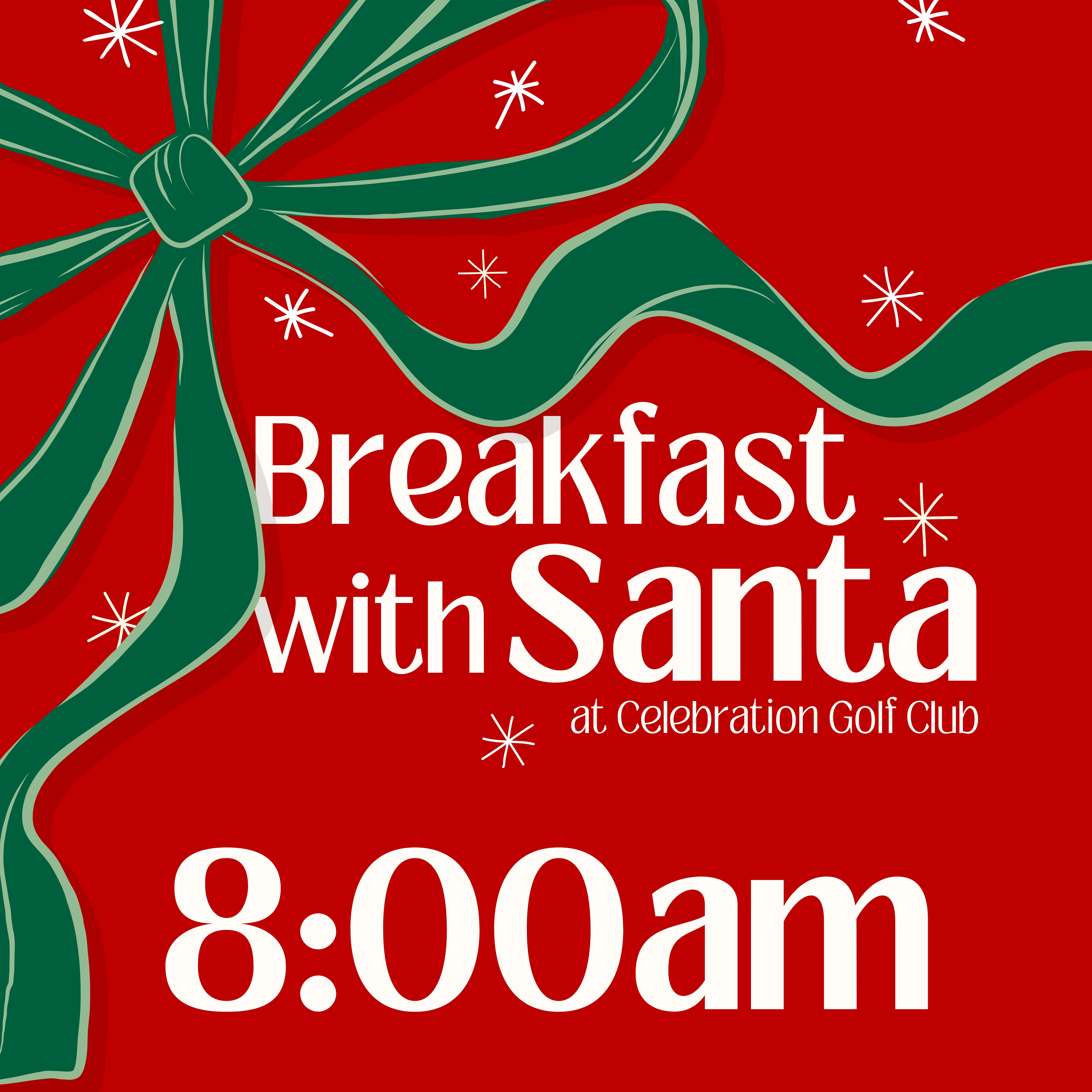 8:00 am Table Reservation Deposit