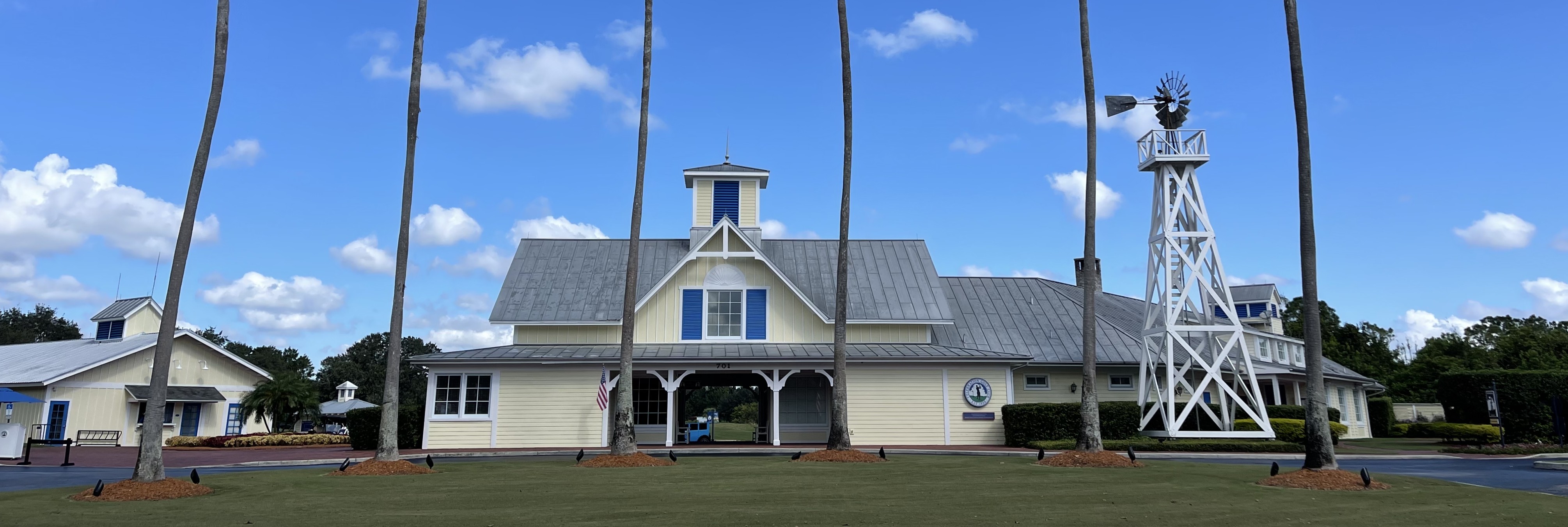 Image of golf ball on tee on grass.