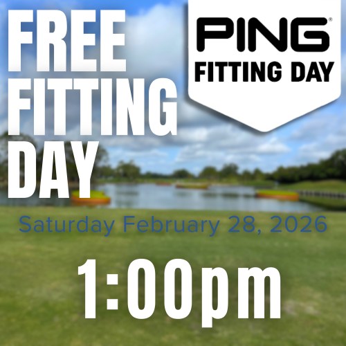 PING fitting day 1:00pm